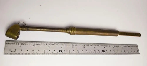 Calibrador De Aire Antiguo En Bronce, No Funciona - foto 6