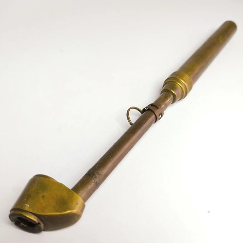 Calibrador De Aire Antiguo En Bronce, No Funciona - foto 8