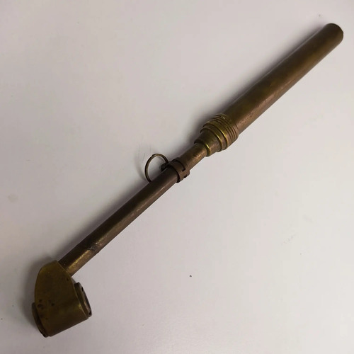 Calibrador De Aire Antiguo En Bronce, No Funciona - foto 9