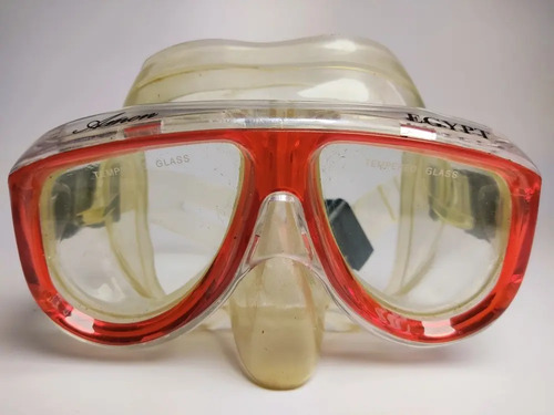 Careta De Natación Y Buceo, Vidrio Templado Y Silicona