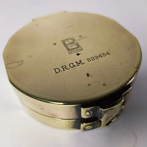 Brújula De Topografía Antigua, 1900, Breithaupt & Sohn, Cassel - foto 3