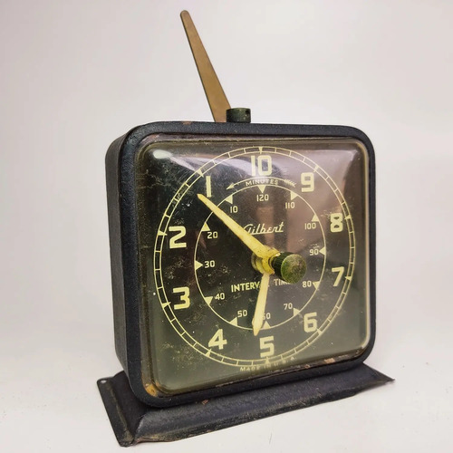 Reloj De Ajedrez Hilbert, Antiguo, Made In USA, No Funciona - foto 3