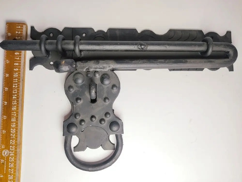 Herraje, Pasador Y Cerrojo Colonial Antiguo, 46 × 26 cm - foto 4