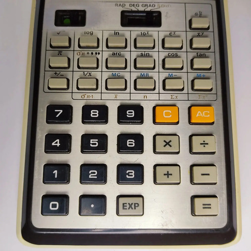 Calculadora Casio FX-102 Científica, Años 70, Funcionando, Números Iluminados - foto 3