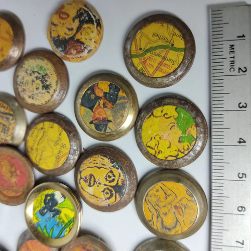 Juego De Botones Vintage, 45 Unidades Aproximadamente, Años 70 - foto 5