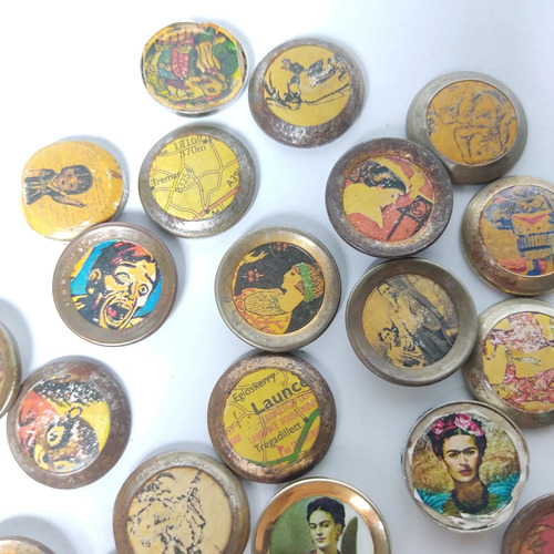 Juego De Botones Vintage, 45 Unidades Aproximadamente, Años 70 - foto 6