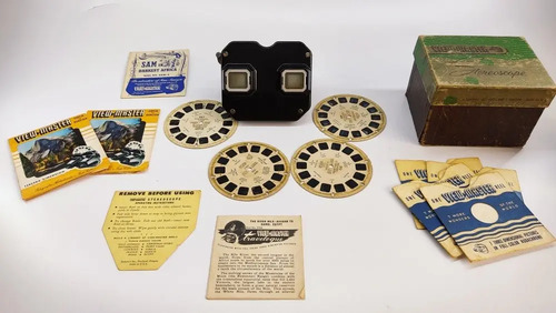 View Master 3D Estereoscopio, Sawyer's, Made In USA, Vintage Años 50