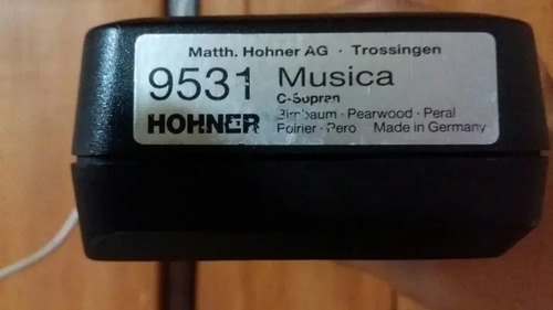 Flauta Dulce Soprano En Madera Hohner, Alemana, Ref. 9531 - foto 2