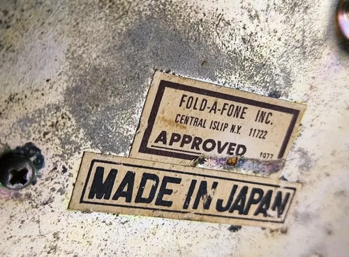 Teléfono Antiguo, Años 50, Japón, No Funciona - foto 8