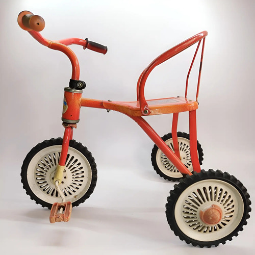 Triciclo De Los Años 50, Pequeño, Original, Para Decoración