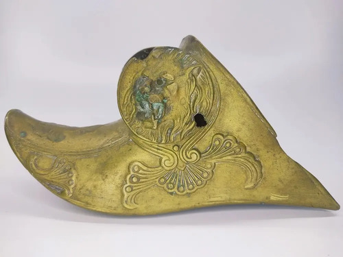 Estribo Español Con Leones, En Bronce Original, Regular Estado - foto 6