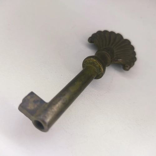 Llave Antigua En Bronce, Original, 7 cm - foto 5
