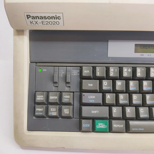 Máquina De Escribir Eléctrica Panasonic KX-E2020, Japonesa - foto 4