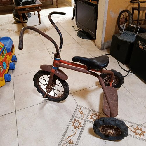 Triciclo Infantil De Los Años 70, Solo Para Decoración, No Apto Para Uso - foto 10