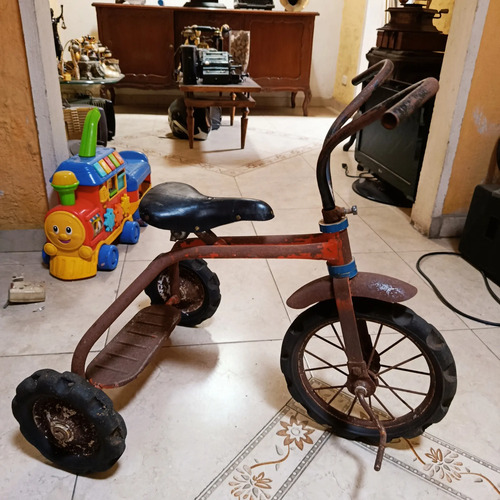 Triciclo Infantil De Los Años 70, Solo Para Decoración, No Apto Para Uso - foto 2