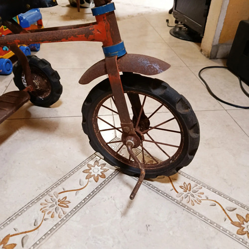 Triciclo Infantil De Los Años 70, Solo Para Decoración, No Apto Para Uso - foto 4