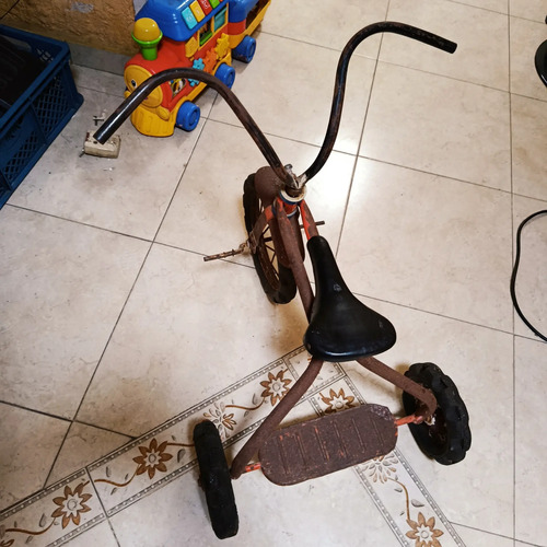 Triciclo Infantil De Los Años 70, Solo Para Decoración, No Apto Para Uso - foto 5