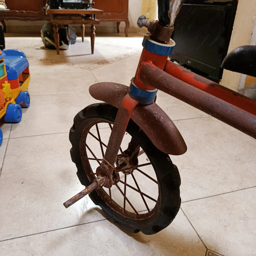Triciclo Infantil De Los Años 70, Solo Para Decoración, No Apto Para Uso - foto 6