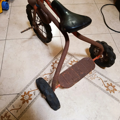 Triciclo Infantil De Los Años 70, Solo Para Decoración, No Apto Para Uso - foto 9