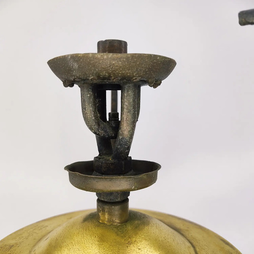 Estufa Antigua A Gasolina, En Bronce, Marca BAT, No Funciona - foto 4