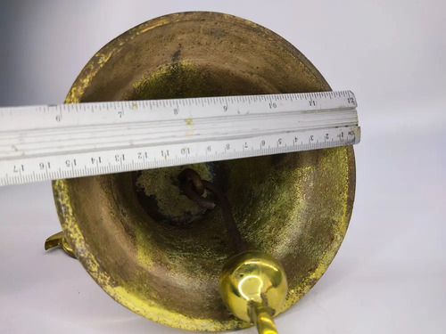 Campana Con Base De Ancla Marinera, En Bronce Macizo, 16 cm - foto 9