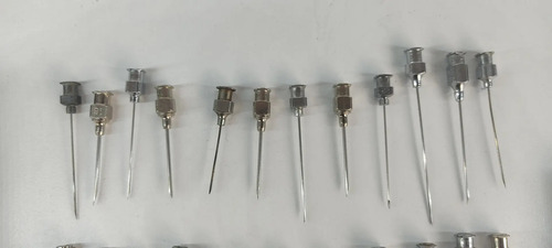 Agujas Hipodérmicas Antiguas, 43 Unidades, Para Jeringa De Cristal - foto 2