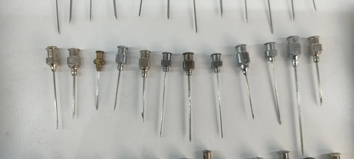 Agujas Hipodérmicas Antiguas, 43 Unidades, Para Jeringa De Cristal - foto 3