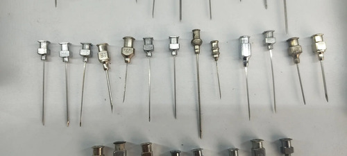 Agujas Hipodérmicas Antiguas, 43 Unidades, Para Jeringa De Cristal - foto 4