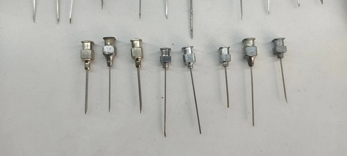 Agujas Hipodérmicas Antiguas, 43 Unidades, Para Jeringa De Cristal - foto 5