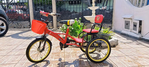 Triciclo Infantil Clásico Grande, Para Dos Pasajeros - foto 4