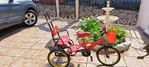 Triciclo Infantil Clásico Grande, Para Dos Pasajeros - foto 9