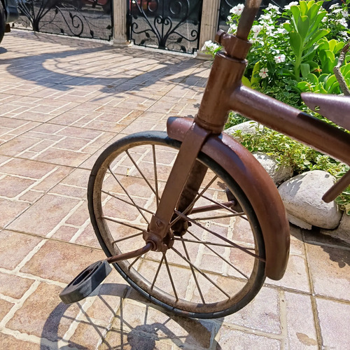 Triciclo Infantil De Los Años 60, Metálico, No Apto Para Uso - foto 7