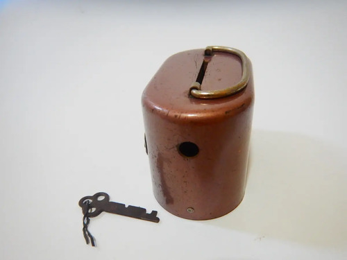 Alcancía Antigua Banco Caja Colombiana De Ahorros Con Llave, R1 - foto 2