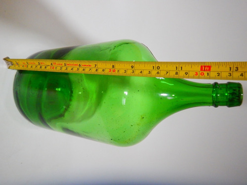 Damajuana Antigua, Botellón De Vino, Vidrio Soplado Original - foto 10