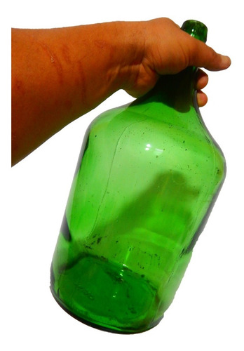 Damajuana Antigua, Botellón De Vino, Vidrio Soplado Original - foto 2