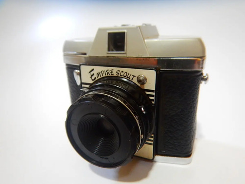 Cámara Fotográfica Antigua Empire Scout Con Estuche, Funciona - foto 2