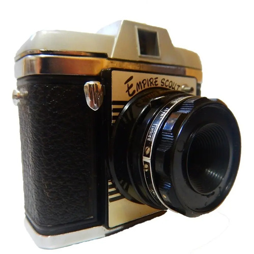 Cámara Fotográfica Antigua Empire Scout Con Estuche, Funciona - foto 3