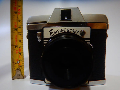 Cámara Fotográfica Antigua Empire Scout Con Estuche, Funciona - foto 8