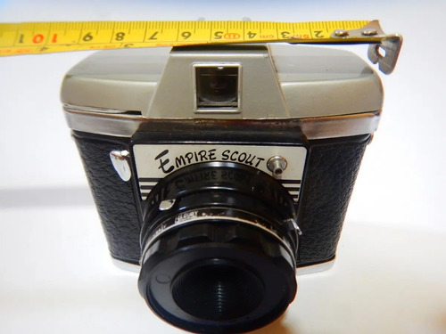 Cámara Fotográfica Antigua Empire Scout Con Estuche, Funciona - foto 9