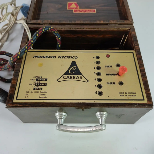 Pirograbador Antiguo Para Madera O Cuero, Profesional, 110 V - foto 3