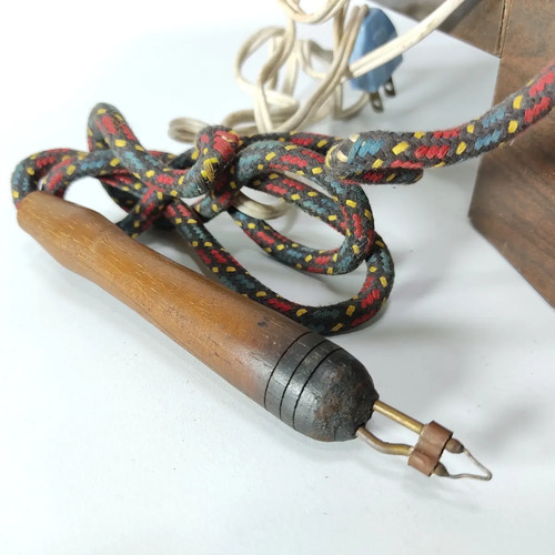 Pirograbador Antiguo Para Madera O Cuero, Profesional, 110 V - foto 5
