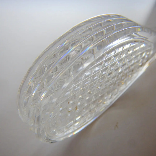 Figura Antigua En Cristal, Raqueta De Tenis - foto 3