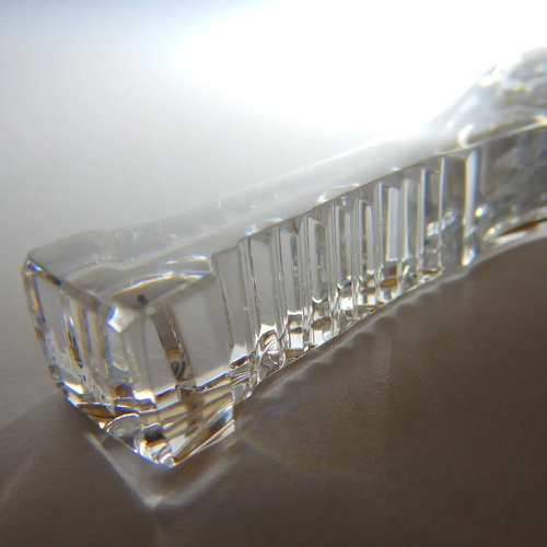Figura Antigua En Cristal, Raqueta De Tenis - foto 5