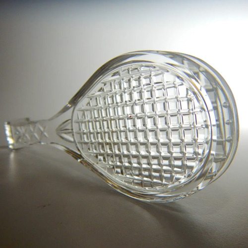 Figura Antigua En Cristal, Raqueta De Tenis - foto 6