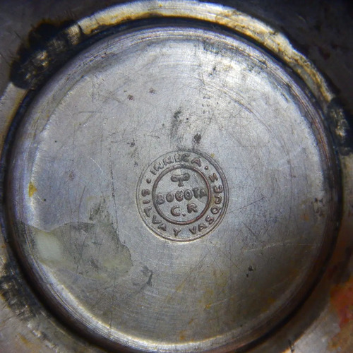 Jarrón Antiguo En Cobre, Forma De Copa Ancha - foto 10
