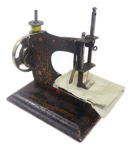Máquina De Coser De Juguete, Elaborada En Metal, Hecha En Alemania - foto 3