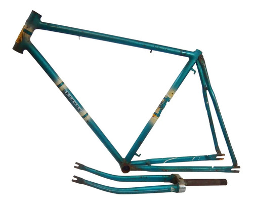 Marco Antiguo De Bicicleta Monark, Pintura Original Turquesa