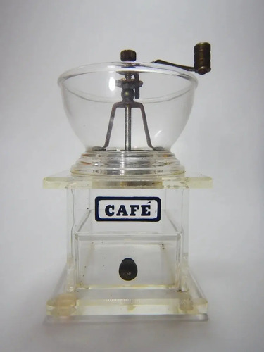 Molino Para Grano De Café Style Vintage, En Resina Cristalina - foto 10