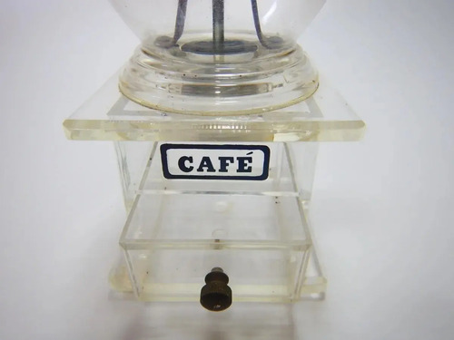 Molino Para Grano De Café Style Vintage, En Resina Cristalina - foto 3