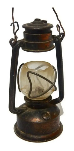 Sacapuntas Antiguo De Colección, Figura De Lámpara De Petróleo